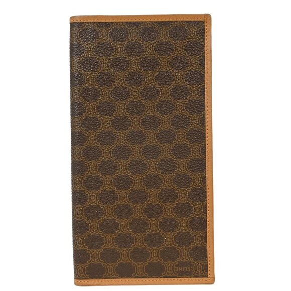 Celine Brown PVC Macadam Wallet - Picture 1 of 9